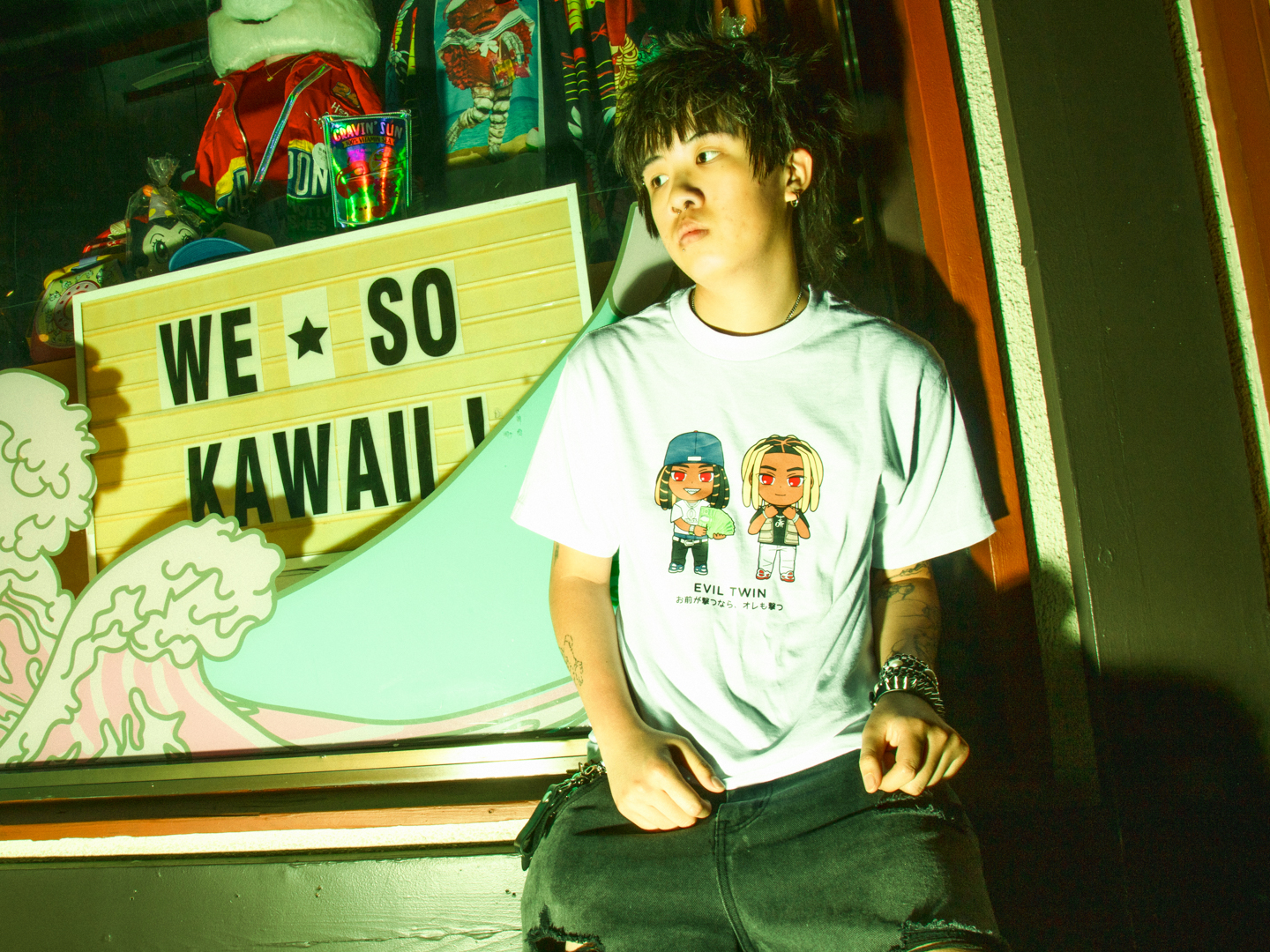 EVIL TWIN WHITE TEE