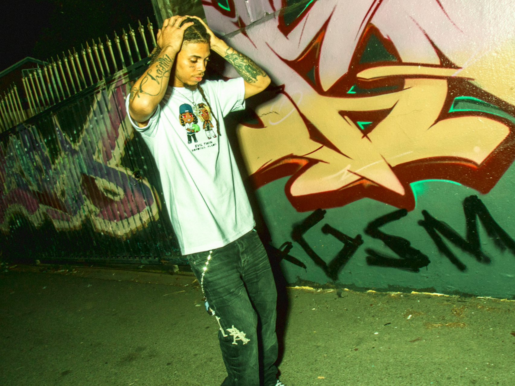 EVIL TWIN WHITE TEE